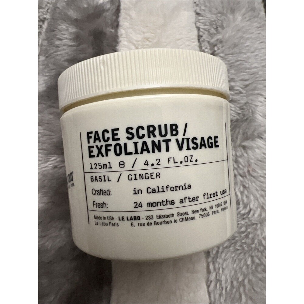 Le Labo Face Scrub Exfoliant Basil/Ginger~125ml/4.2 oz~Full Size,Brand New $54